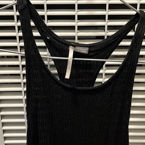 Black racer back small women’s dress